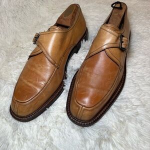 Paolo De Marco by Mezlan Genuine leather men's shoes with monk strap -SZ 9.5